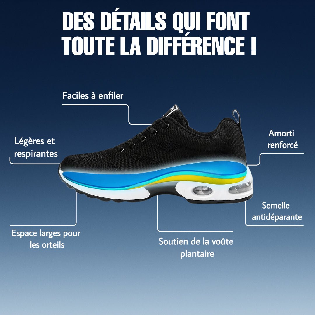 Orthomarche® - Baskets Respirantes Antidouleur
